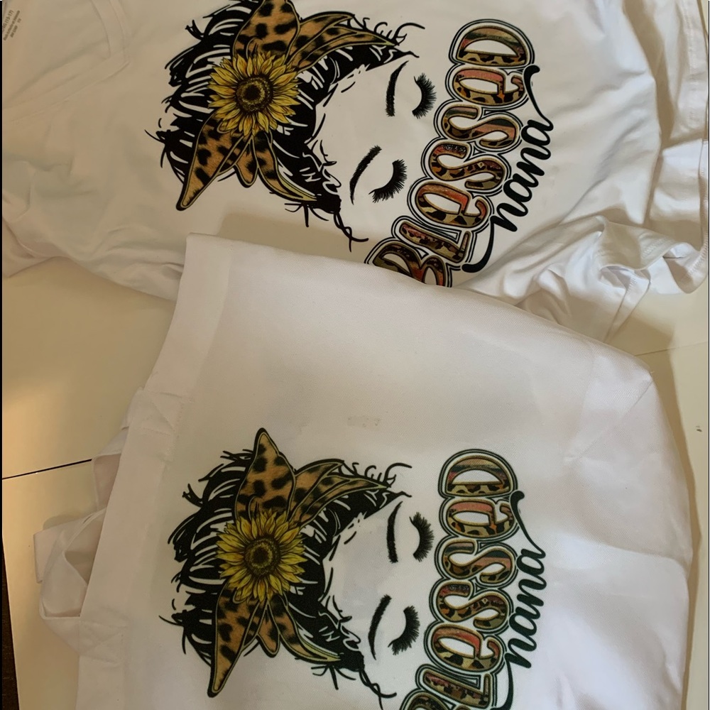 Blessed nana tote bag and T-shirt